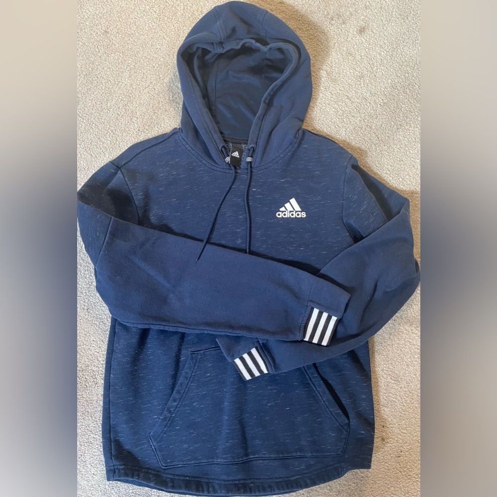 Navy blue Adidas hoodie